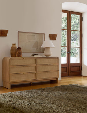Open Box: Suzette Wide Dresser, Natural Oak