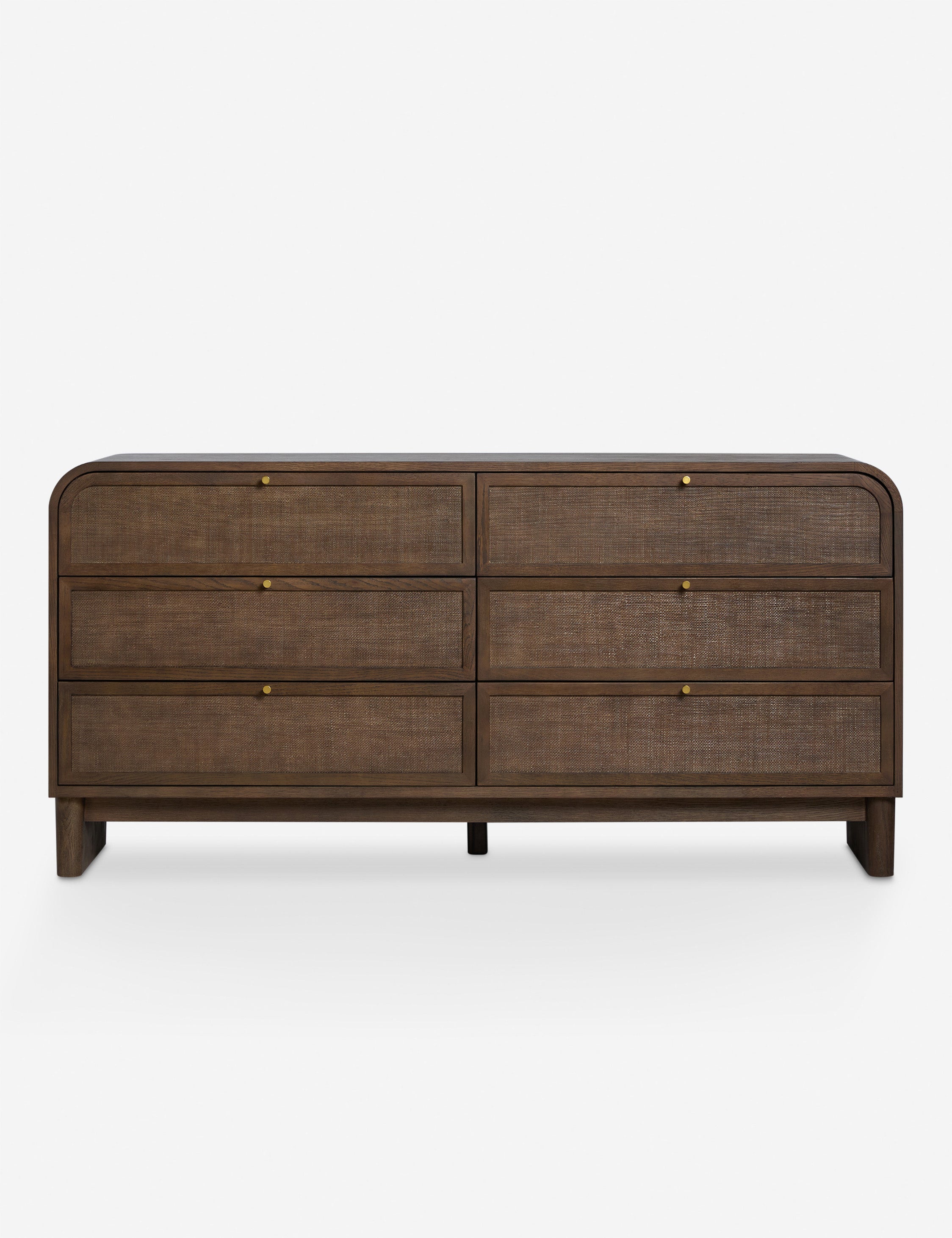 Open Box: Suzette Wide Dresser, Smoked Oak