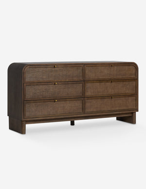 Open Box: Suzette Wide Dresser, Smoked Oak