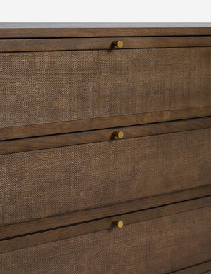 Open Box: Suzette Wide Dresser, Smoked Oak