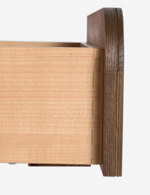 Open Box: Suzette Wide Dresser, Smoked Oak