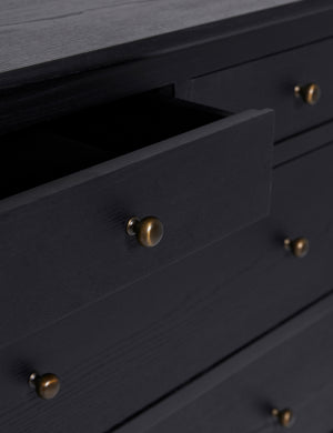 Open Box: Topia 6-Drawer Dresser, Black by Ginny Macdonald