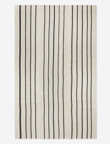 Vintage Kilim Flatweave Wool Rug No. 38, 6'3" x 10'12"