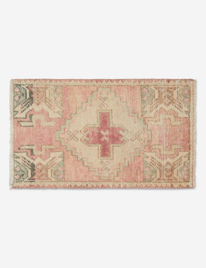 Vintage Turkish Mini Rug No. 51 1'7