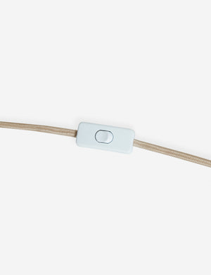 Cord of the Wrinkle ceramic table lamp by Sarah Sherman Samuel.