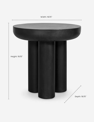 Peagan Indoor / Outdoor Round Side Table
