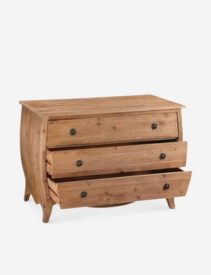 Bethany dresser with its drawers open