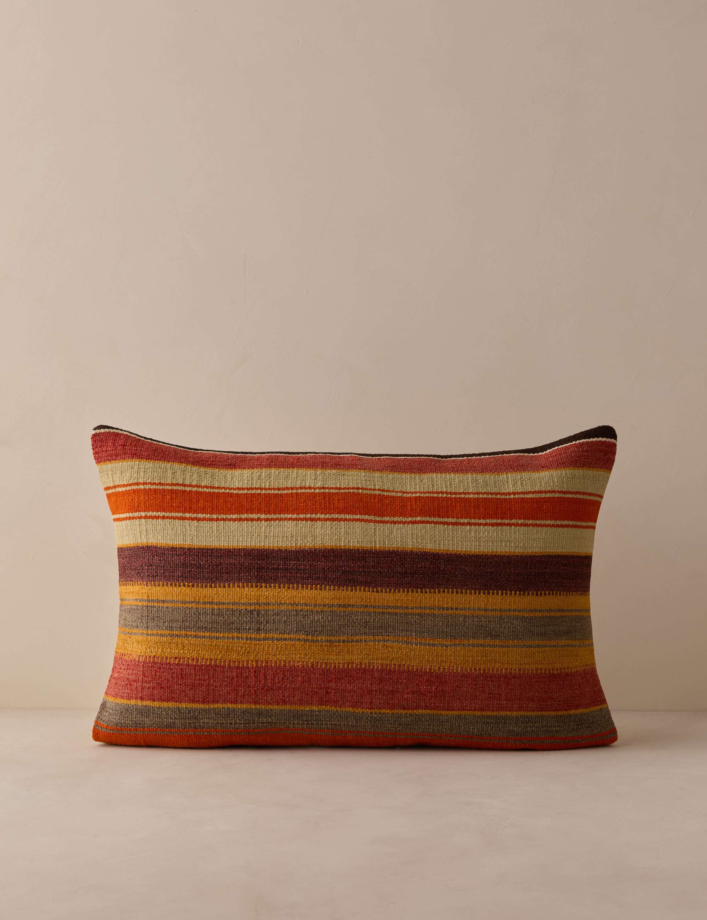Vintage Lumbar Pillow No. 356, 16" x 24"