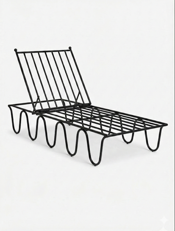 Peggy Outdoor Chaise Frame by Sarah Sherman Samuel