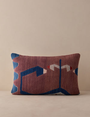 Vintage Lumbar Pillow No. 362, 16