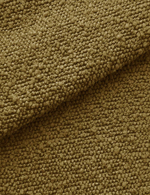 Ochre Boucle Fabric Swatch