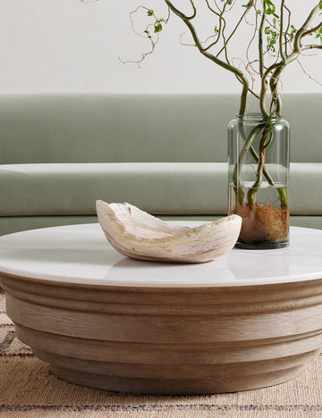 Noki Petrified Wood Bowl