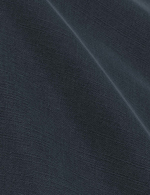 The Navy Linen fabric on the Nabiha platform bed