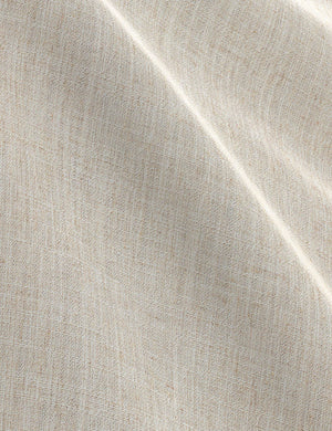 The Talc Linen fabric on the Nabiha platform bed