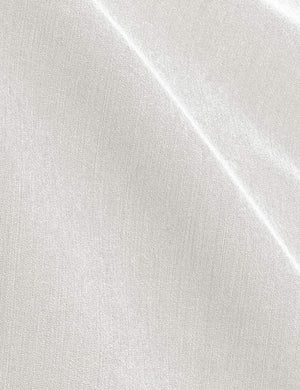 The Snow Velvet fabric on the Nabiha platform bed