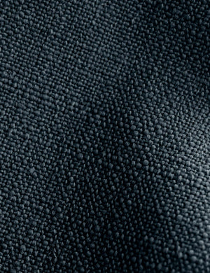The Navy Velvet fabric on the Bailee ottoman