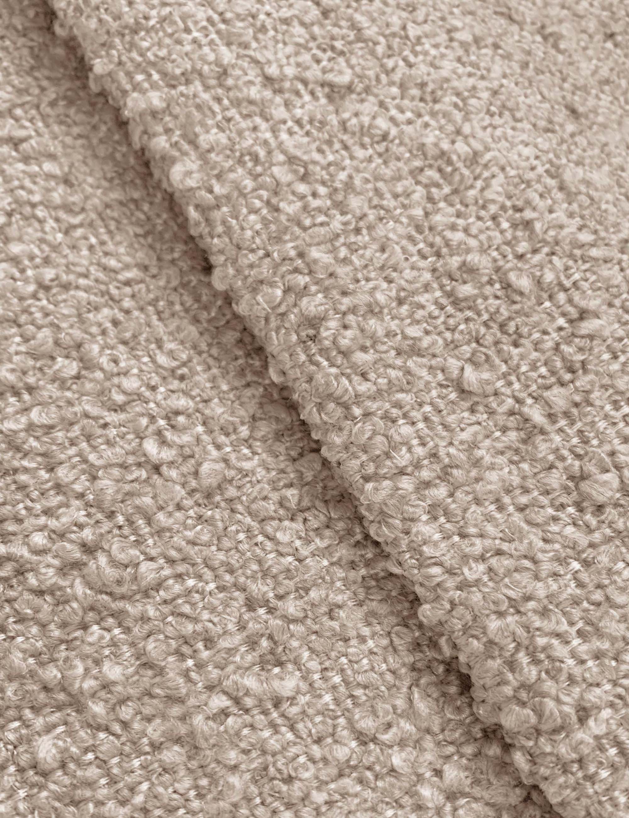 Buff Boucle Fabric Swatch
