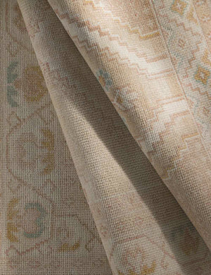 Close up of the lotus rug