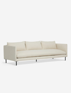 Angled view of the Natural Alaya Sofa