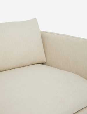 Inner right corner of the Natural Alaya Sofa