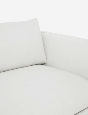 Inner right corner of the White Alaya Sofa