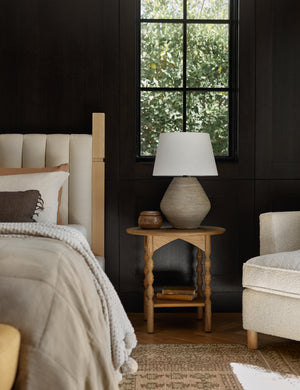 Topia Round Side Table by Ginny Macdonald : Natural