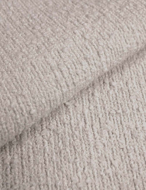 The Moonlight Boucle fabric on the Bailee ottoman