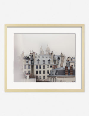 Montmatre Photography Print in a natural frame