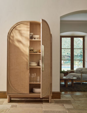 Suzette Cabinet : Natural Oak