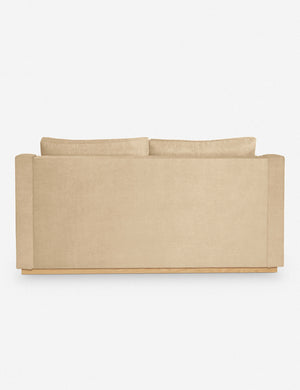 Back of the Coniston Brie Velvet Sleeper Sofa