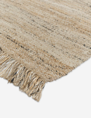 The fringed corner of the Hagan rug