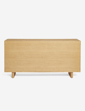 Back of the Hillard 6-drawer dresser
