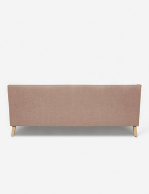 Back of the Rivington Apricot Linen sofa