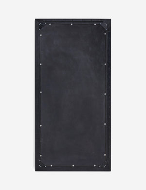 Back of the Sorenson Floor Mirror in black.