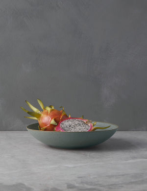 Nature deep plate in water-blue by Thomas for Rosenthal