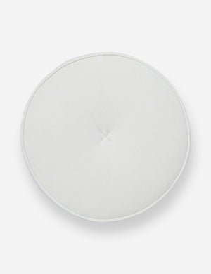 Velvet Disc ivory pillow by Sarah Sherman Samuel