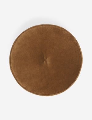 Velvet Disc amber Pillow by Sarah Sherman Samuel