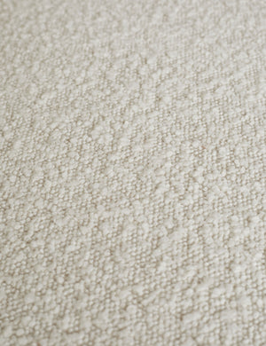 Ivory Modern Boucle Fabric Swatch