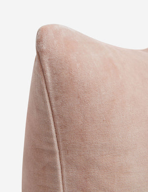 Corner of Charlotte Rosewater Pink Lumbar Velvet Pillow
