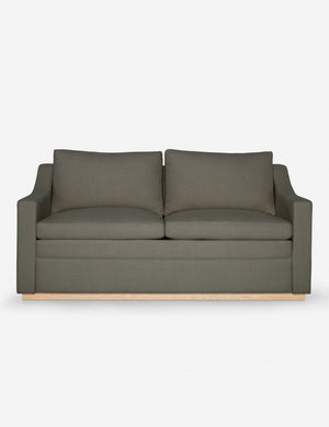 Coniston Loden Gray Linen Sleeper Sofa by Ginny Macdonald
