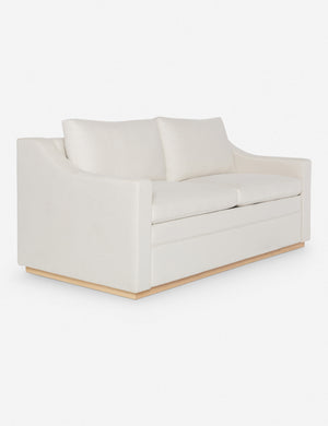 Angled view of the Coniston Natural Linen Sleeper Sofa