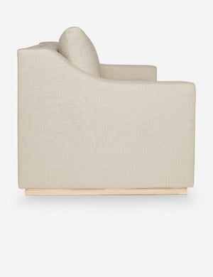 Side of the Coniston Stripe Linen Sleeper Sofa