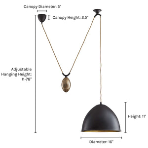 Egg Drop Pendant Light by Barry Dixon for Arteriors