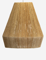 | Tarek twisted jute pendant light 