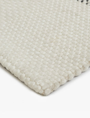 Corner of the Joelle black rug