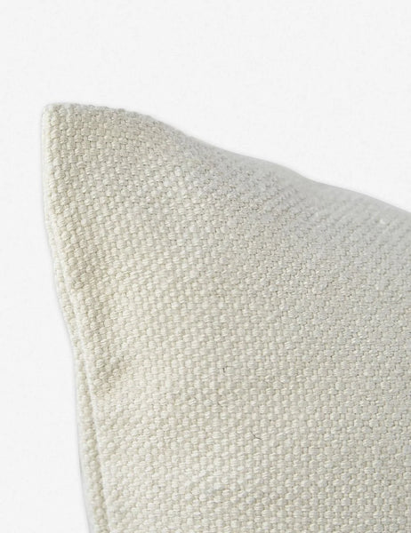 #color::black-stripe #style::square | Corner shot of the Katya Indoor and Outdoor pillow