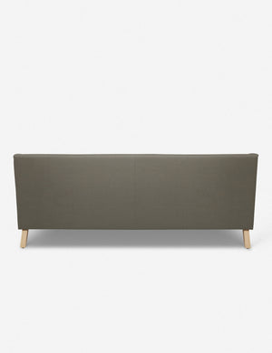 Back of the Rivington Loden Gray Linen sofa